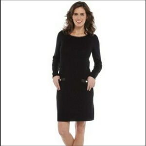Mud Pie Bag Lady Women’s Black Sweater Dress NEW